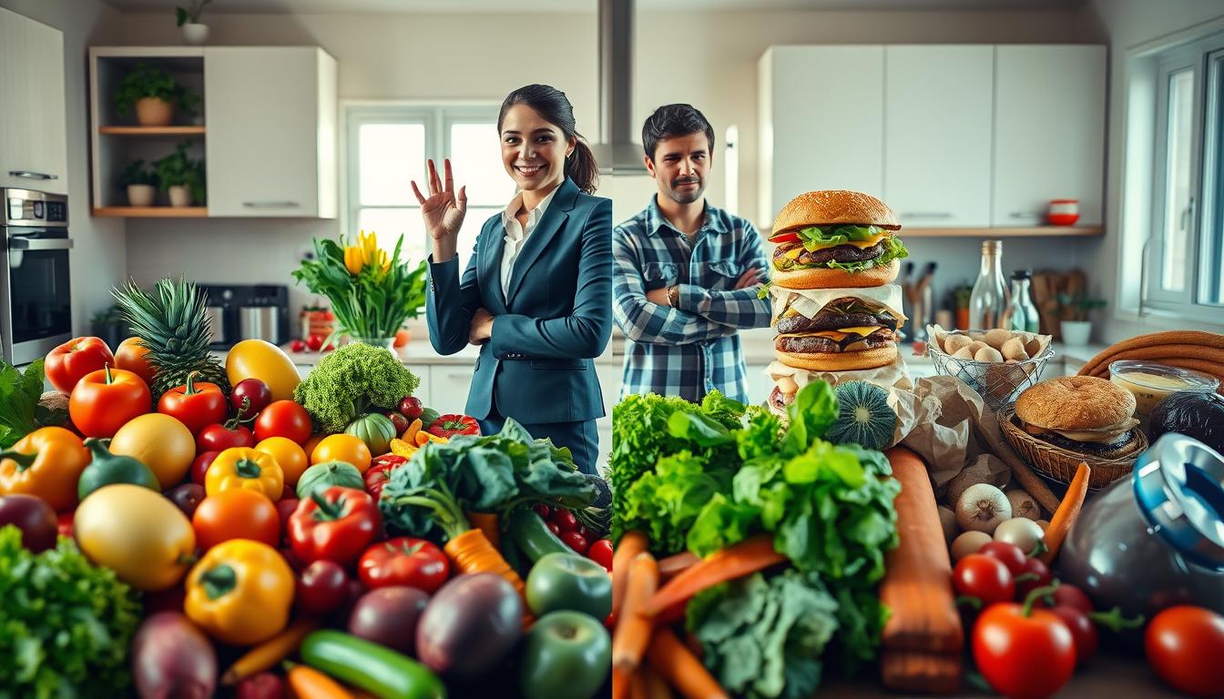 الفرق بين الأكل الصحي والغير صحي: تأثيرات على الصحة